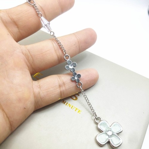 Elegant Anime Flower Hanging Pendant Phone Strap Bag Decoration for Women Girls - Photo 10/17