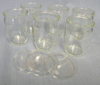 Tasting Glasses Set of 6 for Wine Cocktails or other Tasting 4 oz each w/Lids