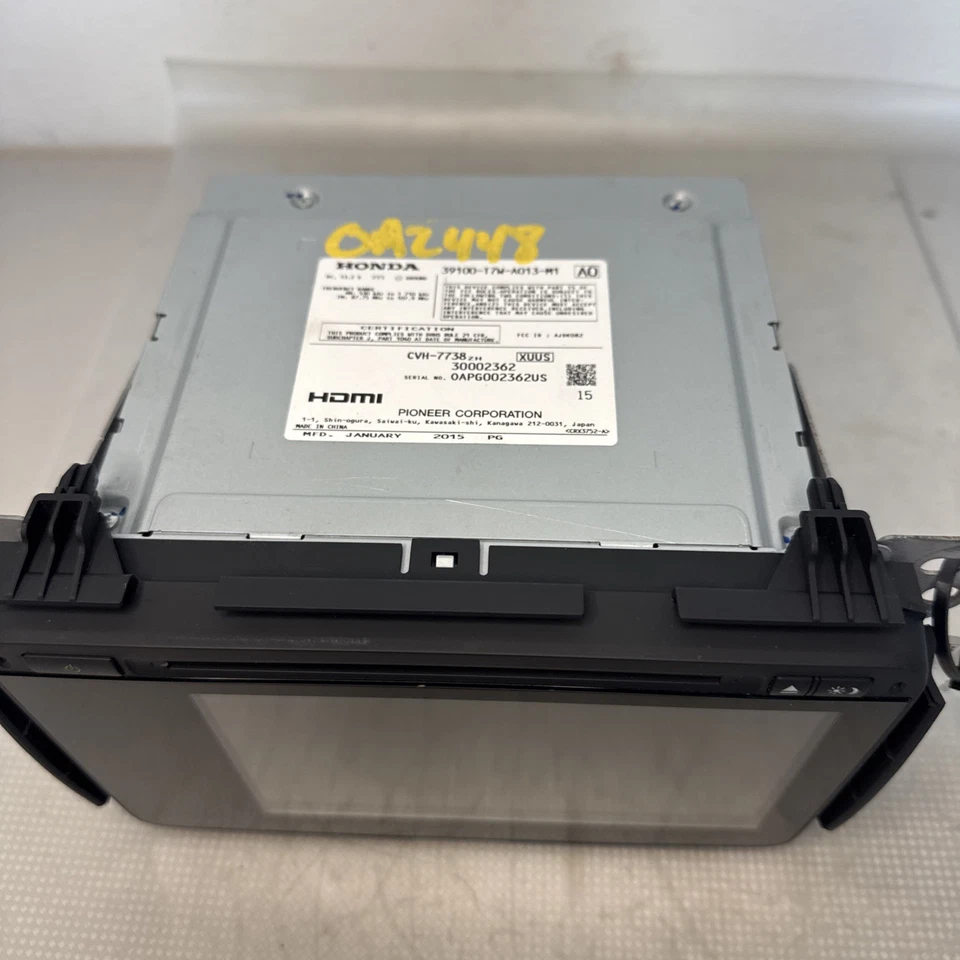 Honda HR-V 2016-2017 HRV receptor de radio de audio pantalla de visualización mercado de EE. UU. EX OEM Foto 2 de 4