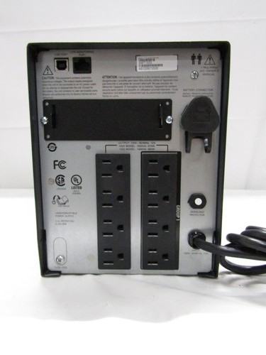 APC Smart-UPS 1500 1000W 1440VA 120V LCD UPS SMT1500 w/ Wires & NO BATTERY - Picture 8 of 10