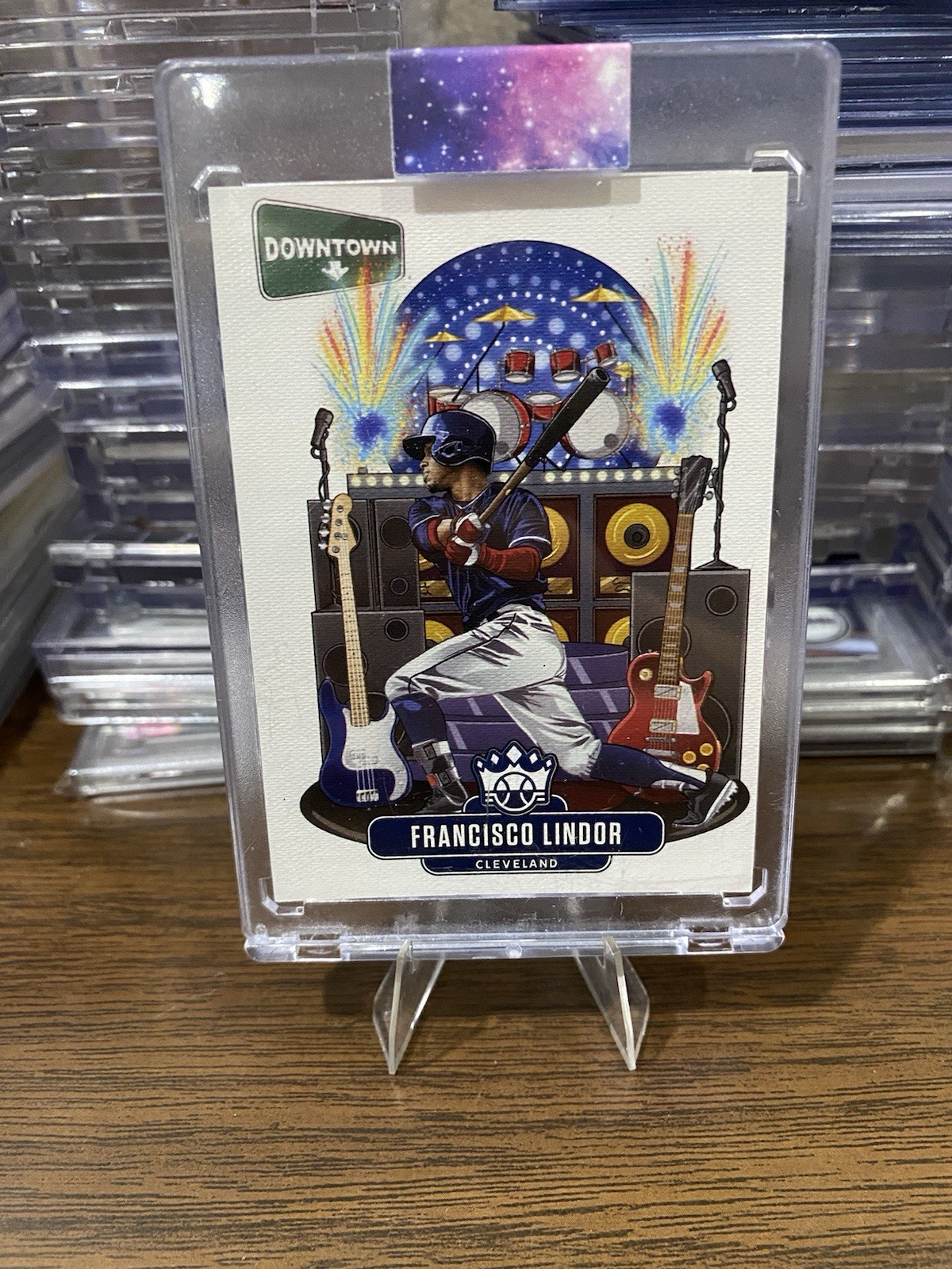2019 Panini Diamond Kings Francisco Lindor  Downtown #D10