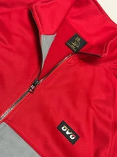 Drake's October's Very Own OVO Grey Colourblock Track Jacket Size Large 