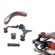 Fit 5/8-11 Angle Grinder Pipe Tube Polishing Tool Belt Sander Attachment Bracket