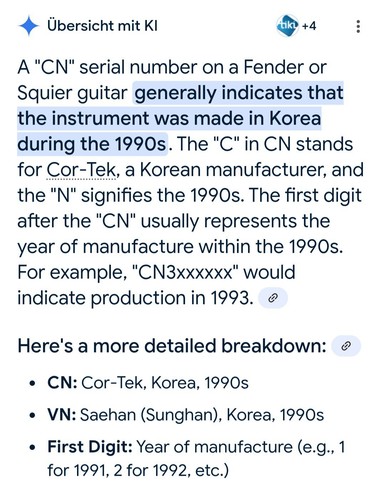e gitarre gebraucht, Fender Korea - Bild 7 von 7