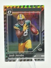 2024 Panini Donruss Optic Choice Josh Jacobs Football Emoji 4/16 FOTL Packers