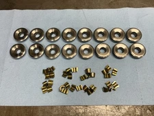 Titanium Retainers, with 10 degree locks, for 11/32" stem