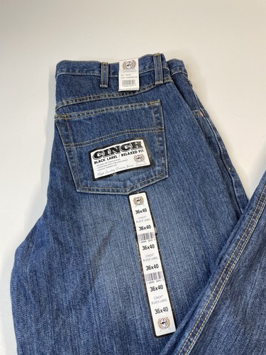 Cinch Black Label Relaxed Fit Jeans Men’s 36 X 40 - Imagen 2 de 4
