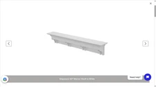 Shipstack Country Living Fireplace Mantel, White, New in Box, 60"