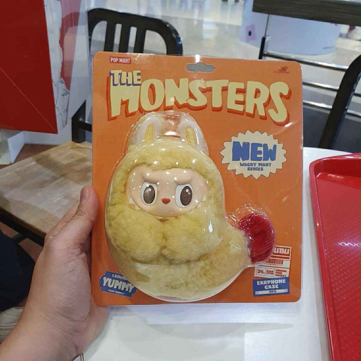 LABUBU Wacky Mart Shrimp Yakitori ラブブ Pop Mart Labubu The Monsters Wacky Mart Series Fried Shrimp