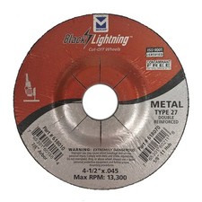 Mercer Industries 618010P Type 27 Cut-Off Wheel for Ferrous Metals, 4-1/2" x ...