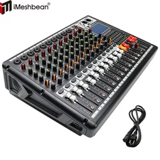 Pro 12 Channel 700W Powered Mixer Power Mixing Amplifier Amp 99DSP USB 110V-240V