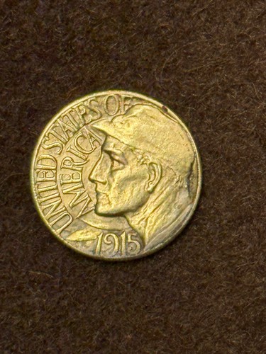 1915 S G1$ Panama Pacific Exposition Gold 1$ Commemorative - Picture 4 of 8
