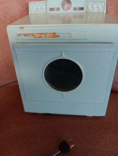 Asciugabiancheria giocattolo vintage metà secolo Kiddypliance Bachmann BLU HTF RARO - Foto 4 di 7