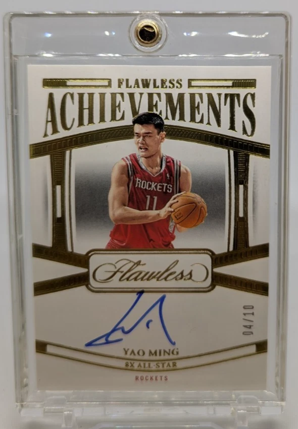 25+ Yao Ming Basketball Autographed Sports Trading Cards