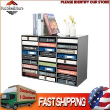 27 Slots File Sorter Literature Organizer Mail Paper Storage Holder Open Design