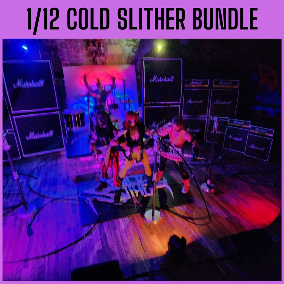 Paquete COLD SLITHER STAGE - Escala 1/12 - Clasificado GI Joe, Altavoces Marshall Foto 3 de 4