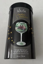 Lolita jungle cocktail collection wine glass, 24 Oz, Hand Painted
