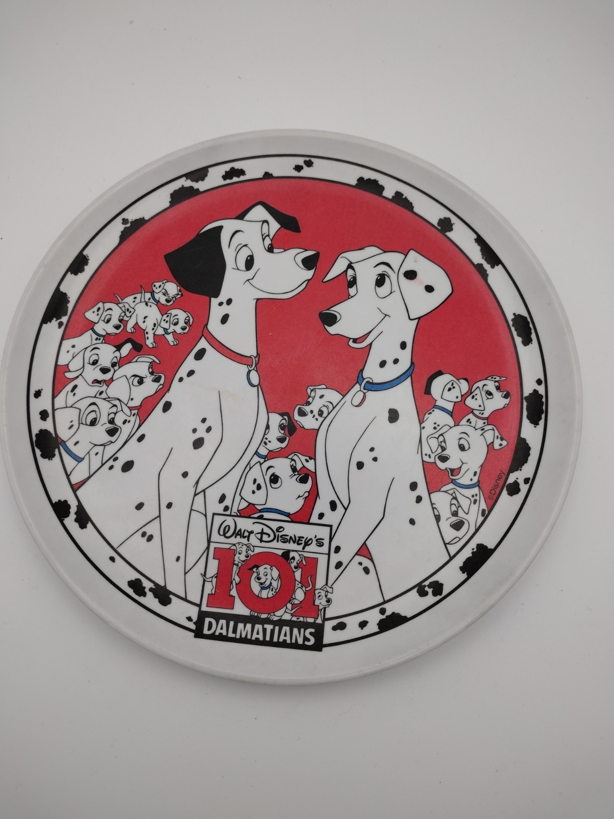 Vintage 90s 101 Dalmatians Zak Designs Plate