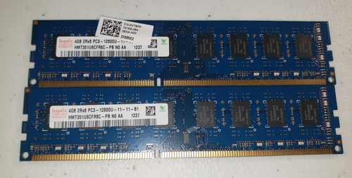 Hynix 8GB (2x4GB) DDR3 1600MHz Desktop Ram Arbeitsspeicher HMT351U6CFR8C-PB getestet