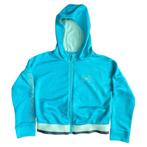 Under Armour Girls Youth Extra Small YXS Size 6 UA Tech Terry Full Zip Hoodie - Picture 2 of 22