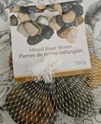 500 grams of Mixed River Stones. Perfect for Decorating projects
