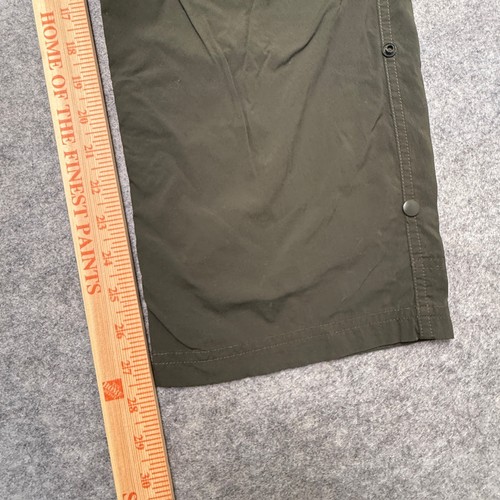 REI Co-Op Pants Mens Green Sahara Roll Up Cargo Relaxed Fit Hiking Snaps 36x30 - Picture 4 of 11