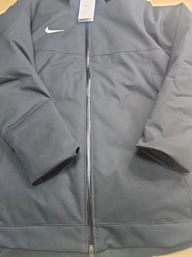 Nike 550 Duck Down Parka Winter Coat BLACK Men's Large DJ6526-010 image 2