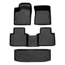 SMARTLINER Front/Rear Floor Liners w/Cargo Liner Black forOutlander