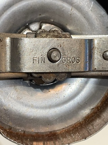 Seltene und alte runde Kaffeemühle SA HOP aus Aluminium VINTAGE 60er Jahre - Bild 9 von 12