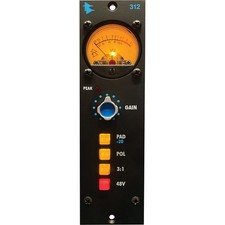 API 312 500 Series Discrete Microphone Preamp Module with 2520 Op Amp