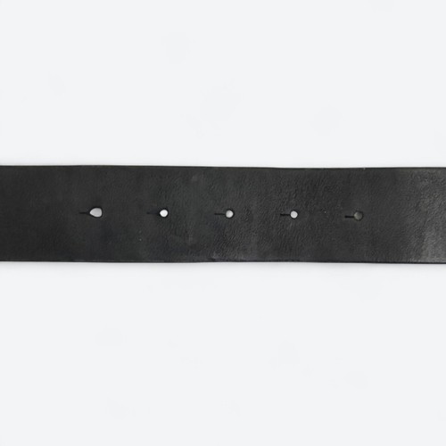 Express Map of Eternal Y2K Black Leather Belt Men's 34 Gothic Large Buckle - Picture 7 of 10