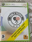 Rockstar Games Present Table Tennis (2006) Promotional Copy Xbox 360 Rated G PAL