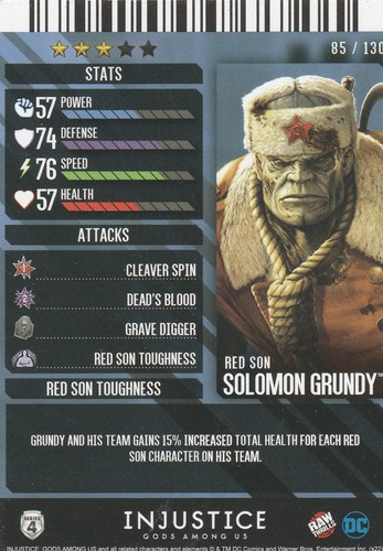 DC Injustice 2022 Raw Thrills-Gods Among Series 4-Mixed Cards 01-Mint or Better - Picture 23 of 45