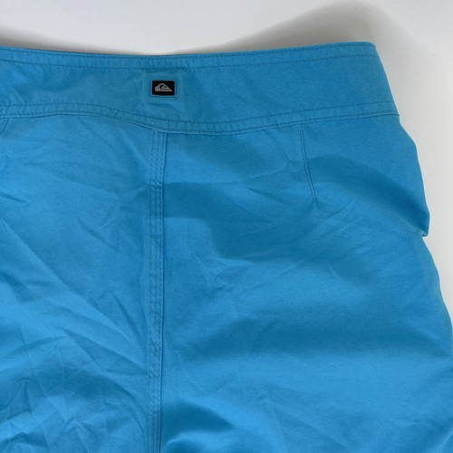 Quiksilver Polyester Swim Boardshorts Shorts Turquoise Blue Boys Youth Sz 29 - Picture 7 of 7