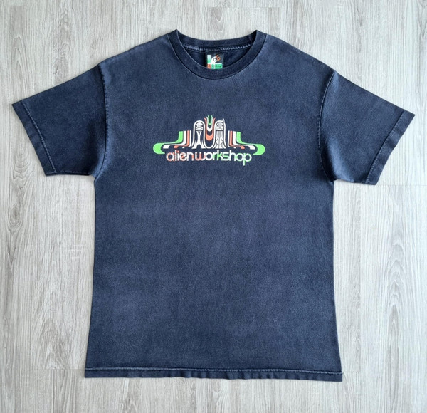 Vintage ALIEN WORKSHOP Shirt L Pendleton Design Skate Habitat Skateboards Sect