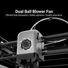 Fast Speed 5015 Cooling Blower Fan Double Ball Bearing Quiet Operation For 3D