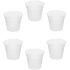 6 Pcs Garden Flower Pots Orchid Planting Planter with Holes Small
