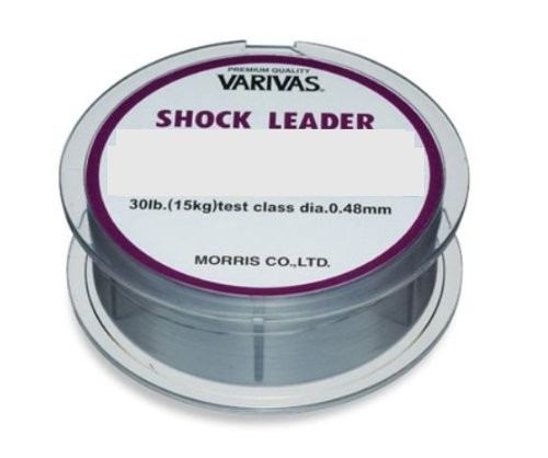 MORRIS Stoßvorfach VARIVAS Nylon 50m 30 Nr. 100lb nebelgrau - Bild 1 von 3
