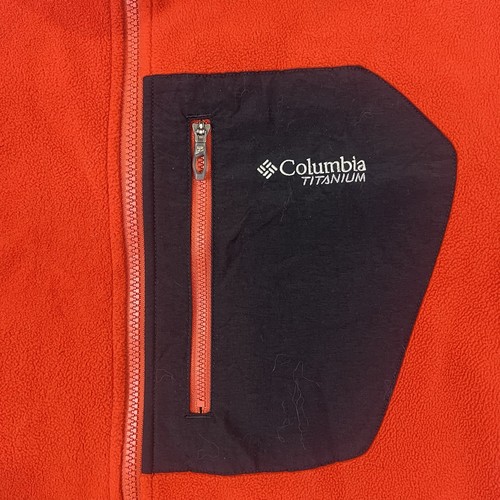 Columbia Titanium Polartec Mens XL Full Zip Fleece Jacket Blanket Pockets - Picture 4 of 11