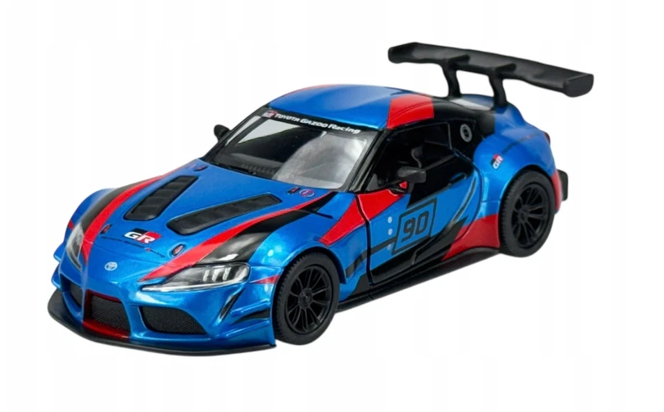 Toyota Supra Racing Concept Car Model Toy Diecast Blue 1:36 Scale Kinsmart - Image 2 of 4