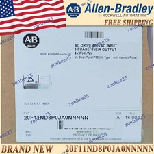 New AB 20F11ND8P0JA0NNNNN PowerFlex Air Cooled 753 AC Drive Free Ship