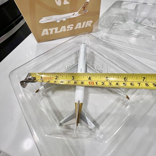 1:400 JC Wings ATLAS AIR B747-400 Passagierflugzeug Diecast Flugzeugmodell NOB! - Bild 11 von 11