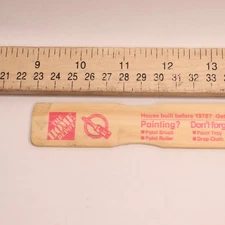 Wooden Paint Stick for Crafting 1 Gallon 12" x 1" - Pink Lettering
