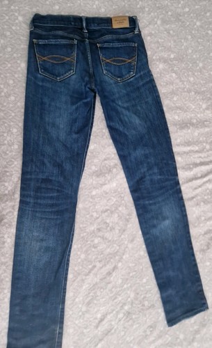 Abercrombie & finch Jeans Womens W26 Blue perfect stretch denim straight jeans - Picture 10 of 10