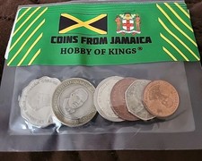 Jamaica | 6 Coin Set | 10 25 Cents 1 Dollar 5 10 20 Dollars | 1994 - 2018