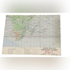 STS-11 Mission Chart Nasa Space Shuttle Mission Chart Orbit 1-144
