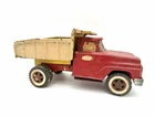 Vintage 1960s Tonka Pressed Steel Dump Truck Red Yellow Restore