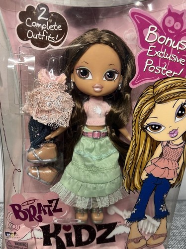 MGA 2007 Bratz Kidz Yasmin Doll w/ Barrette Clip SEALED NRFB NEW - Picture 2 of 7