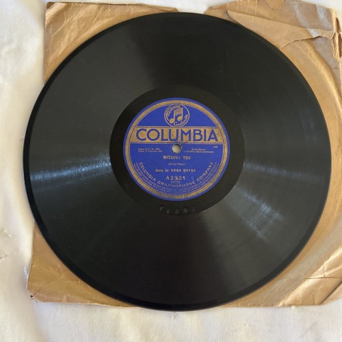 NORA BAYES w-Orchestra Record 10" 78rpm VG-WITHOUT YOU/PATCHES - Imagen 4 de 5