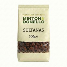 Minton & Donello Sultanas 6 x 500g 9.16 per kilo